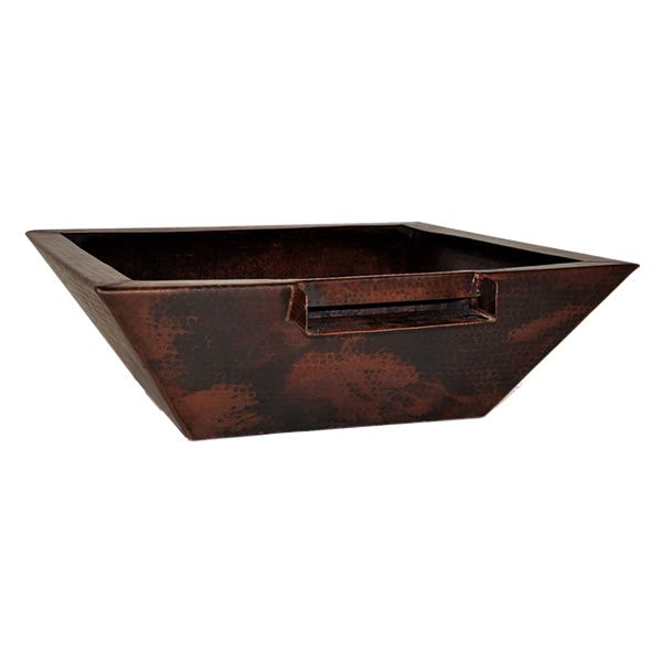 La Palma Copper Manual Ignition Fire & Water Bowl - 29" image number 0