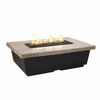 Silver Pine Contempo Gas Fire Pit Table - Rectangle