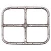 Stainless Steel Natural Gas Rectangular Fire Ring - 12"