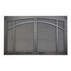 Arched Textured Iron Screen Door - 42"