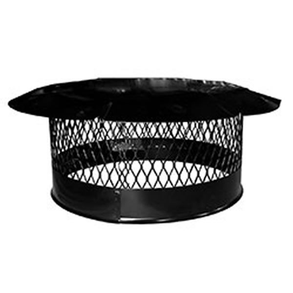 Isokern Spark Arrestor Rain Cap - Black Galvanized