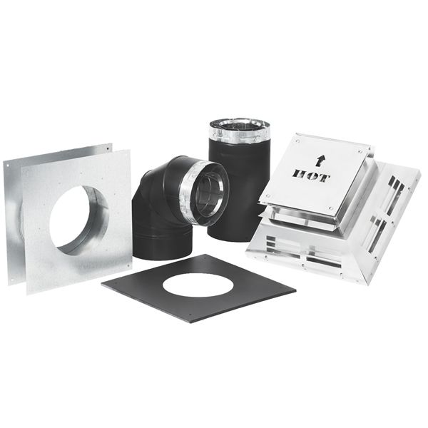 Metal-Fab 4" x 6.5" Direct Vent Horizontal Kit B