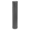 Metal-Fab 6" Single Wall Black Stove Pipe - 26-48"