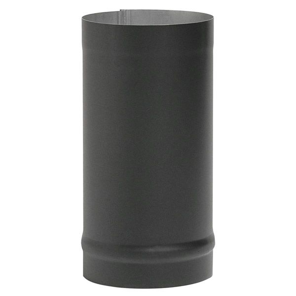 Metal-Fab 8" Single Wall Black Stove Pipe - 24"