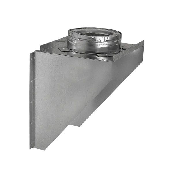 Metal-Fab 7" Temp Guard Galvanized Adjustable Wall Support