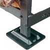 Woodhaven Black Firewood Rack - 3'