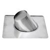 4" Diameter Champion Stainless Steel 0/12 to 6/12 Flashing for Pellet Pipe image number 0