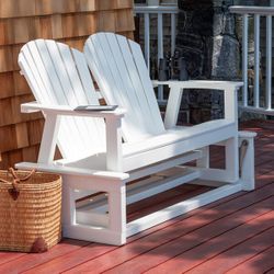 Seaside Casual Adirondack Shellback Glider