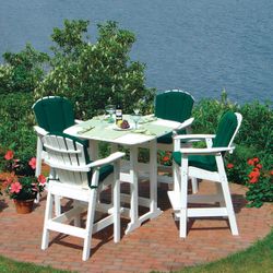 Seaside Casual Adirondack Shellback Bar Chair