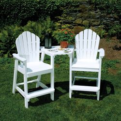 Seaside Casual Adirondack Classic Bar Chair