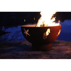 Sea Creatures Wood Burning Fire Pit