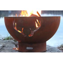 Antlers Wood Burning Fire Pit
