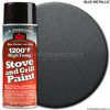 A.W. Perkins Blue Metallic Spray On Stove Paint - Large