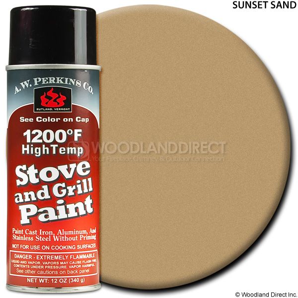 A.W. Perkins Sunset Sand Spray On Stove Paint - Large image number 0