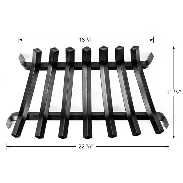 7-Bar Zero-Clearance Fireplace Grate - 22 1/2" image number 1
