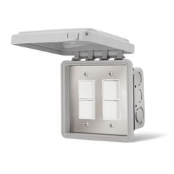 Infratech In-Wall Dual Duplex Switch for Flush Mounting