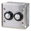 240V Infratech Double Regulator with Wall Plate & Gang Box