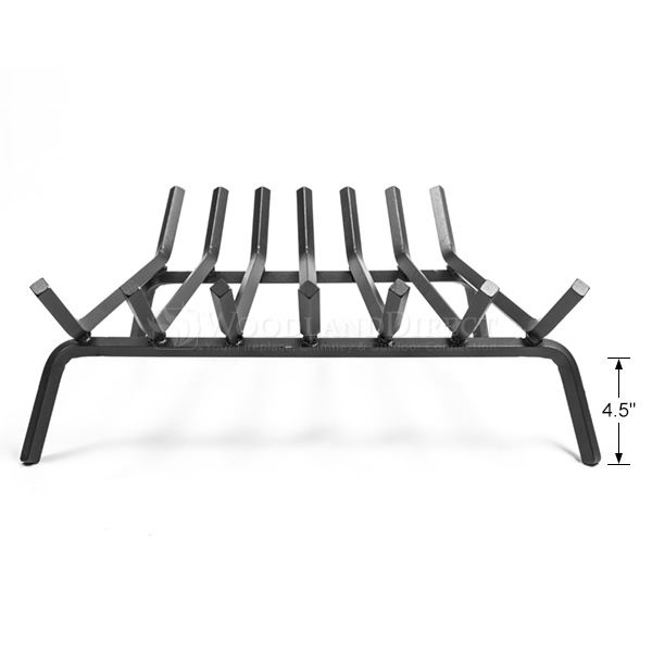 Oxford 5/8" Steel Fireplace Grate - 25" image number 5