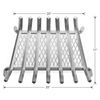 Lumino Stainless Steel Ember Lifetime Fireplace Grate - 25"