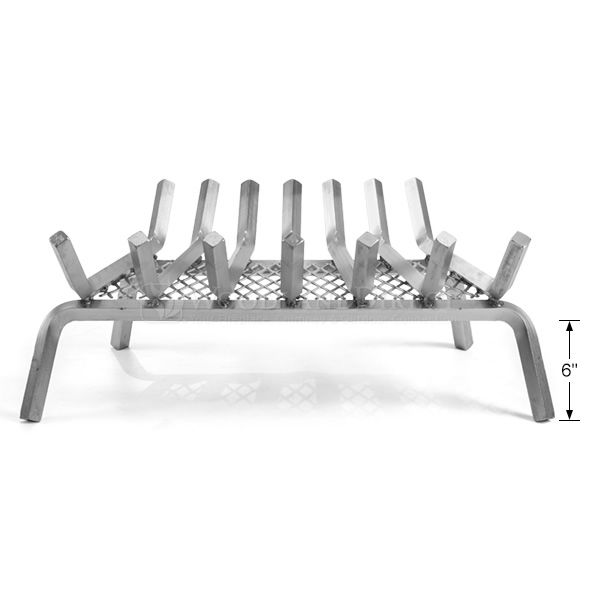 Lumino Stainless Steel Ember Lifetime Fireplace Grate - 25" image number 2