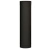7" Premium Single Wall Black Stove Pipe - 36" length
