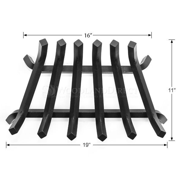 19" Stronghold Zero Clearance Lifetime Fireplace Grate
