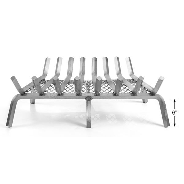 Lumino Stainless Steel Ember Lifetime Fireplace Grate - 28" image number 2