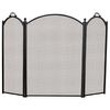 3-Panel Arched Fireplace Screen - 52" x 34"