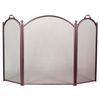 3-Panel Bronze Arched Fireplace Screen - 52" x 34" image number 0