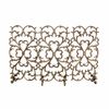 3 Panel Scroll Cast Iron Fireplace Screen image number 0