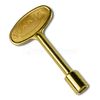 3" Universal Gas Key - Brass image number 0