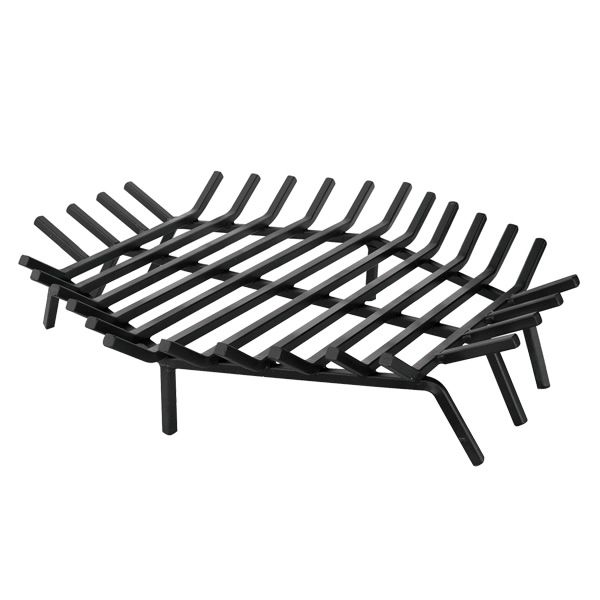 Hex Shape Outdoor Fireplace Grate - 30" image number 0