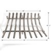 Lumino Stainless Steel Contoured Lifetime Fireplace Grate - 32" image number 1