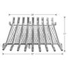 Lumino Stainless Steel Ember Lifetime Fireplace Grate - 32"