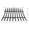 Stronghold Contoured Lifetime Fireplace Grate - 35"