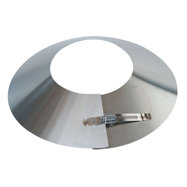 4" Diameter Champion Stainless Steel Storm Collar for Pellet Pipe image number 0