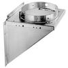 5" DuraTech Stainless Steel Adj. Tee Support Bracket image number 0