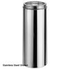 5" DuraTech Stainless Steel Chimney Pipe- 12" length