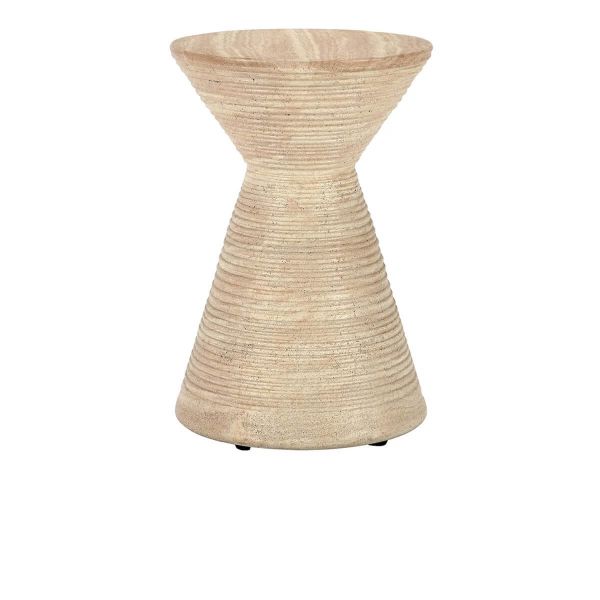 Fern Outdoor Accent Table Beige