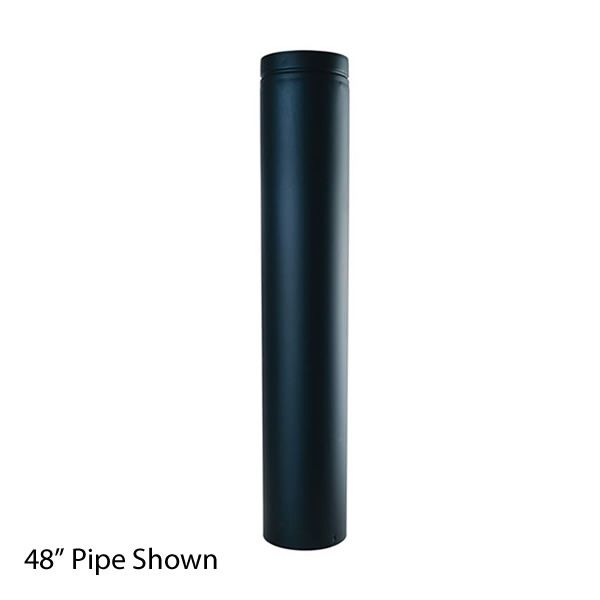 6" Painted Direct Vent Pipe - 4" Dia image number 0
