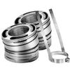6" DuraPlus 30º Stainless Steel Elbow Kit image number 0