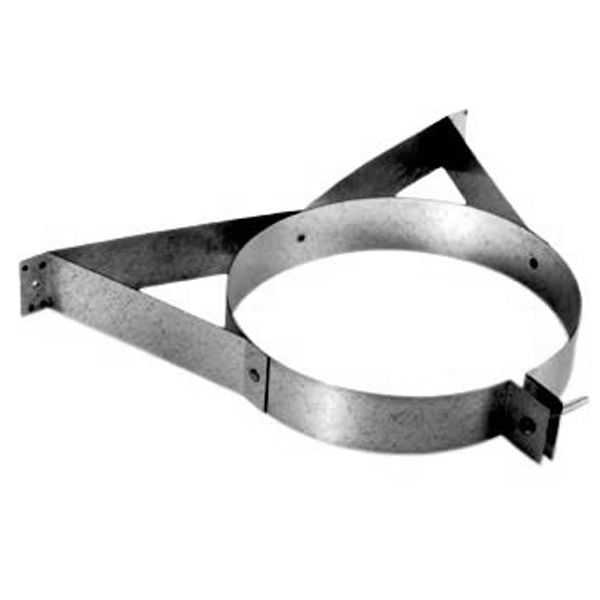 6" DuraPlus Stainless Steel Wall Strap image number 0