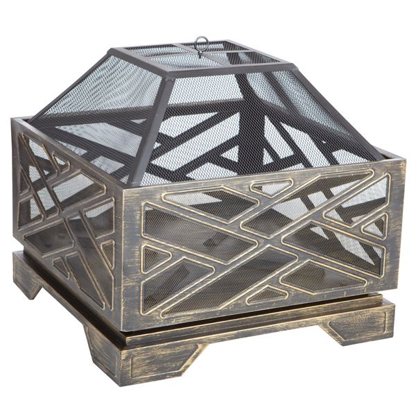 Catalano Square Wood Burning Fire Pit