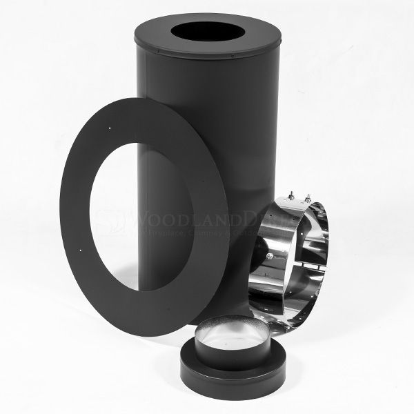 7" Champion Black Round Ceiling Support - 24" image number 0