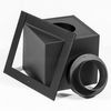 7" Champion Black Square Ceiling Support - 11" image number 0