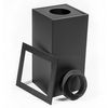 7" Champion Black Square Ceiling Support - 24"