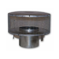 8" Diameter Superior Round Top with Mesh Screen