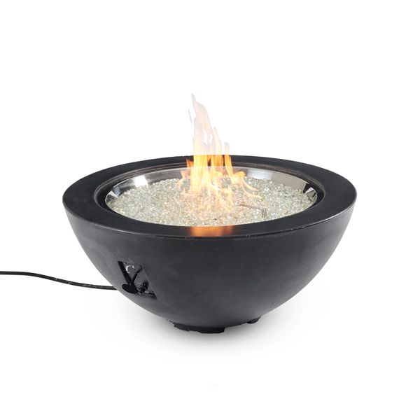 Cove Round Midnight Mist Manual Ignition Fire Bowl - 42"