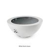 Cove Round White Manual Ignition Fire Bowl - 42"