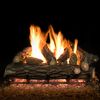 Country Oak Deluxe Weathered See Through Vented Gas Log Set